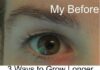 3 Ways to Grow longer Eyelashes Naturally