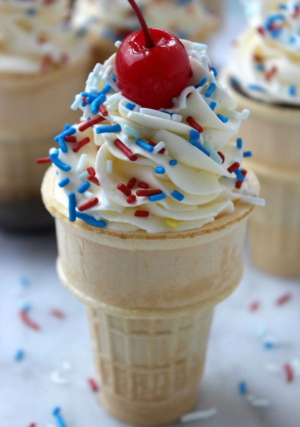 Baking and decorating your ice cream cone cupcakes adds the final touches to make them truly irresistible.