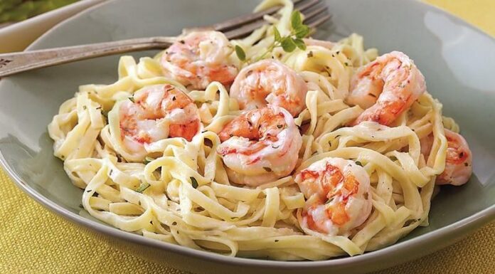 Creamy Garlic Shrimp and Pasta