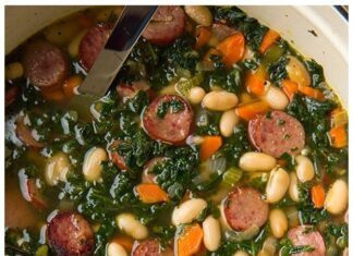 Kale White Bean and Sausage Soup