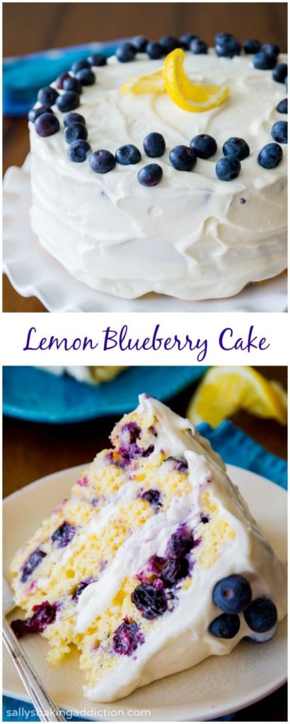 Lemon Blueberry Layer Cake ~ NONDON