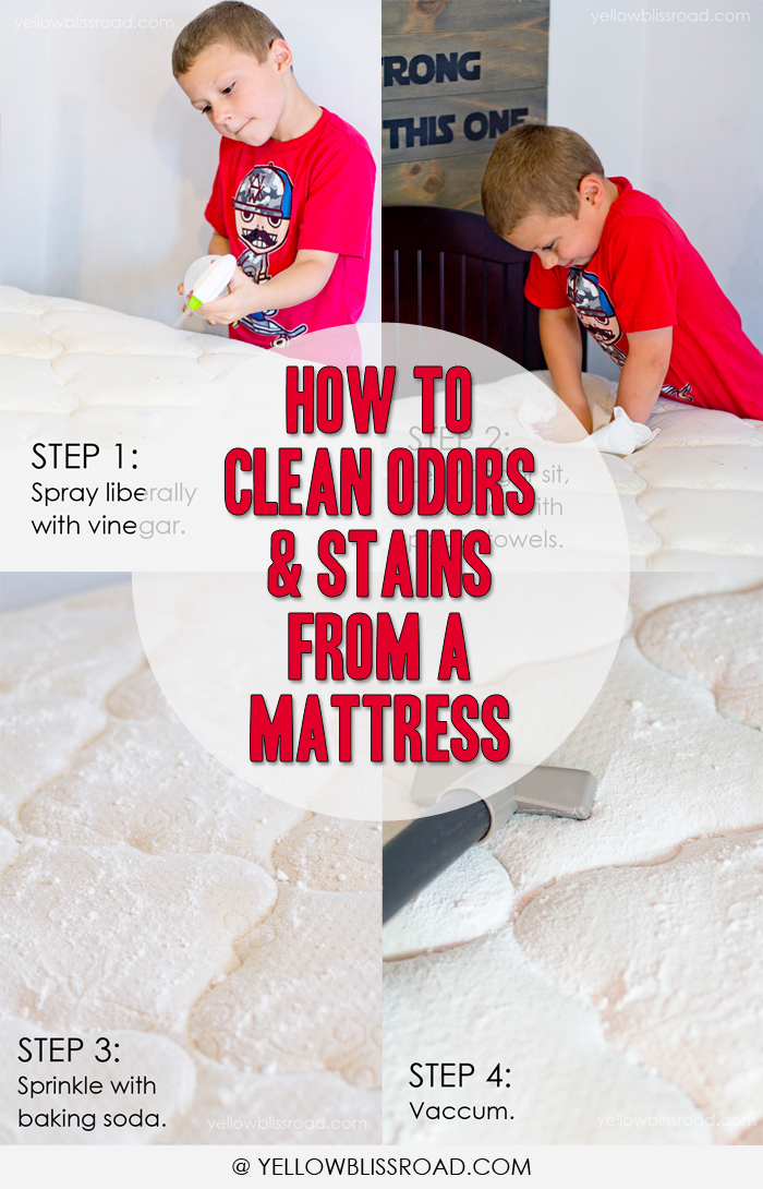 HOW TO CLEAN ODORS AND STAINS FROM YOUR MATTRESS NONDON