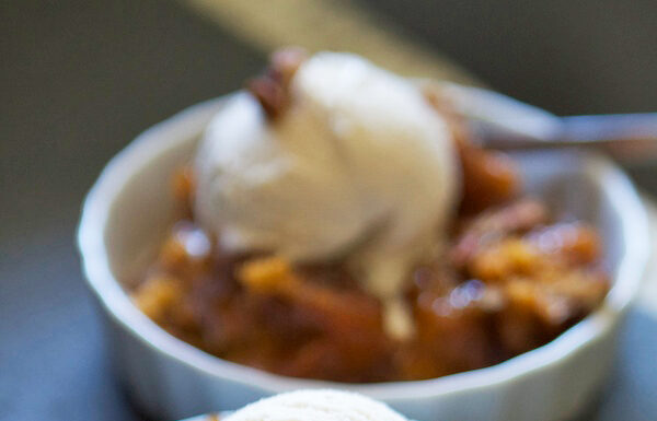 PUMPKIN PECAN COBBLER