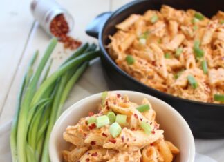 Buffalo Chicken Cheesy Penne