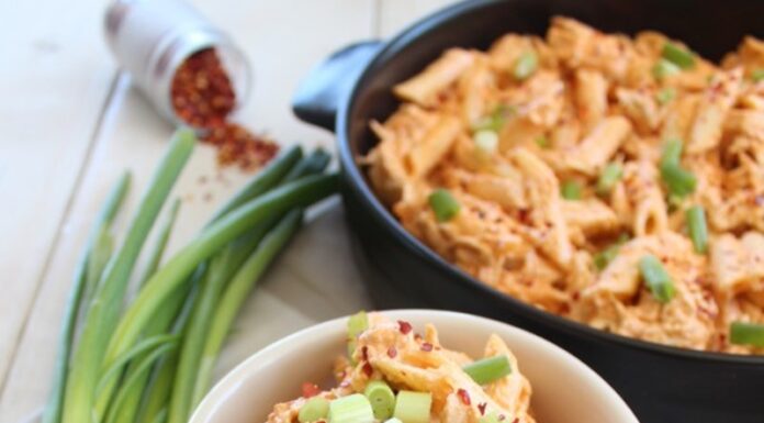 Buffalo Chicken Cheesy Penne