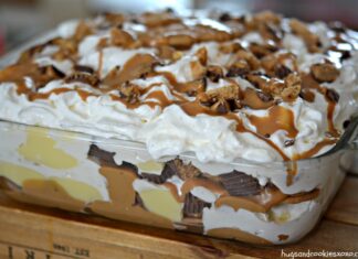 Peanut Butter Cookie Lasagna