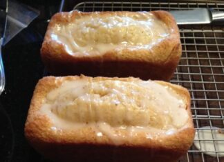 Eggnog Bread with Rum Glaze