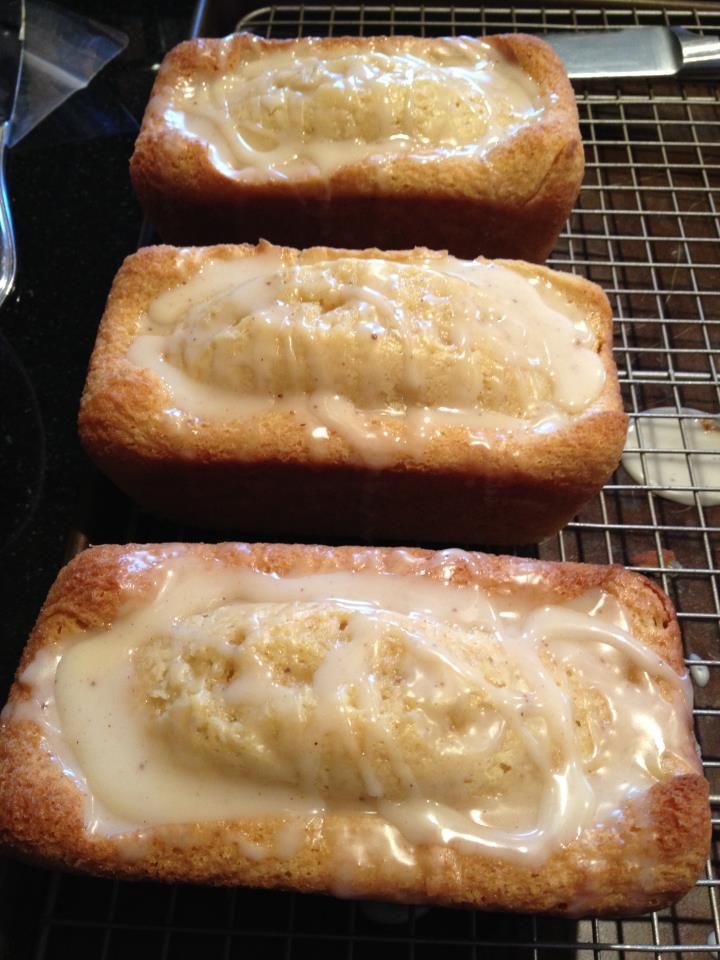 Eggnog Bread with Rum Glaze