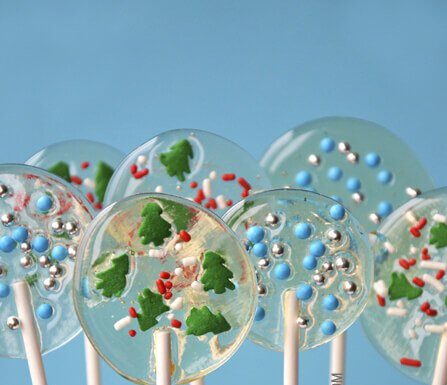 Homemade Holiday Lollipops