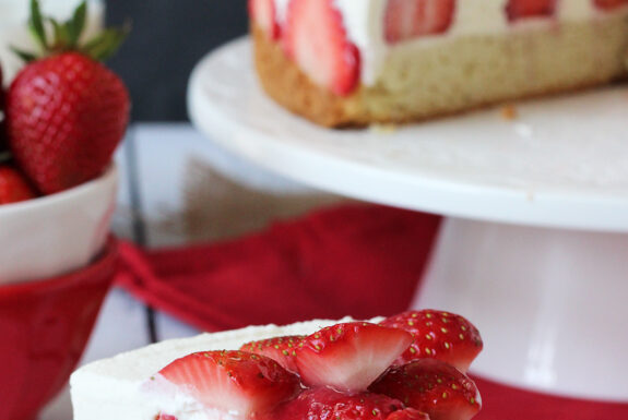 Strawberry Shortcake Cheesecake