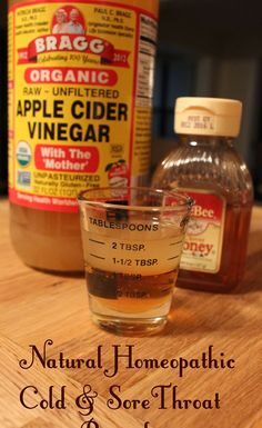 Apple Cider Vinegar Cold Remedy