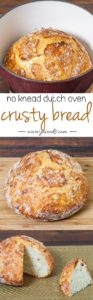 NO KNEAD DUTCH OVEN CRUSTY BREAD ~ NONDON