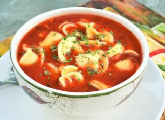 Tortellini Tomato Soup Recipe Italian Sausage & Spinach