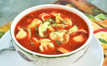 Tortellini Tomato Soup Recipe Italian Sausage & Spinach
