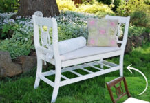 DIY Bench from Old Chairs: How to Make