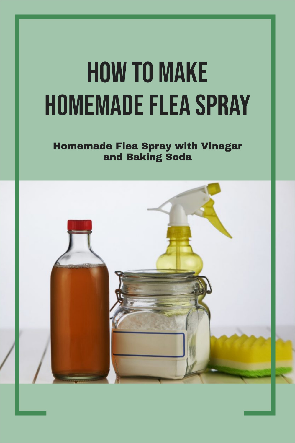 Homemade Flea Spray with Vinegar and Baking Soda Recipe