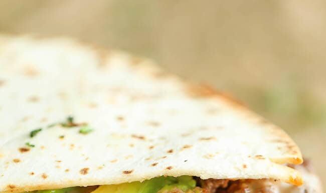 Cheesy Avocado Quesadillas