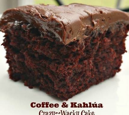 Coffee & Kahlúa Crazy Cake