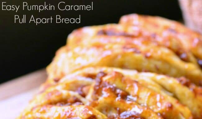 Easy Pumpkin Caramel Pull Apart Bread