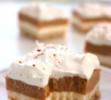 PUMPKIN LUSH BARS