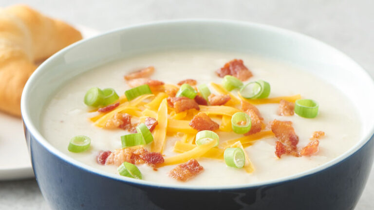 5 Hearty Slow Cooker Loaded Baked Potato Soup Recipe ~ NONDON