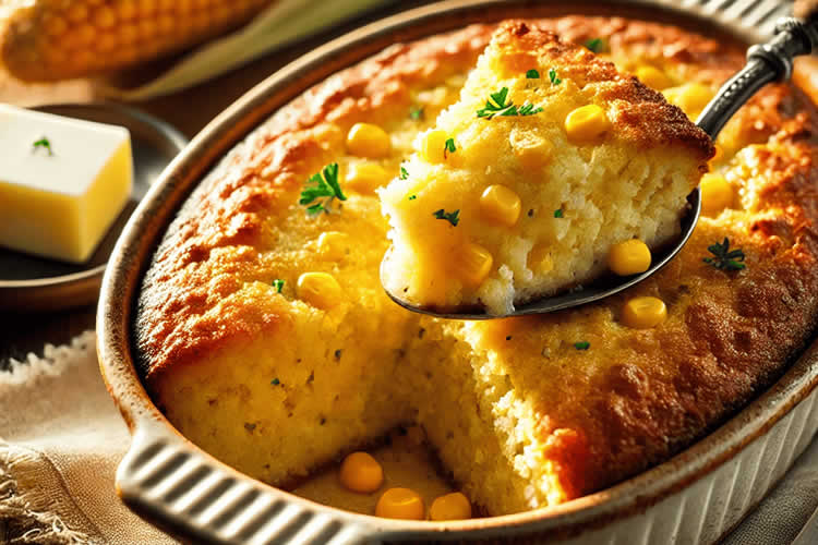 Sweet Corn Spoon bread Recipe