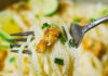 Chicken Pasta with Creamy Cilantro-Lime Alfredo Sauce- Nondon.net
