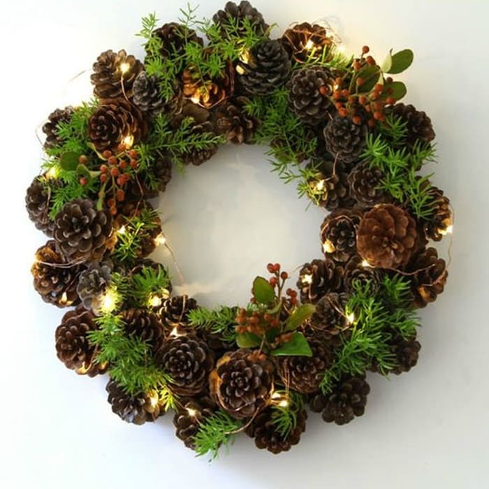 DIY PINECONE WREATH IN 1 HOUR - Uncategorized DIY PINECONE WREATH IN 1 HOUR