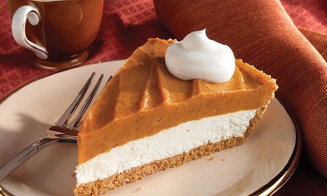 Creamy Two-Layer Pumpkin Pie