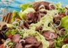 GRILLED STEAK SALAD WITH CREAMY AVOCADO DRESSING