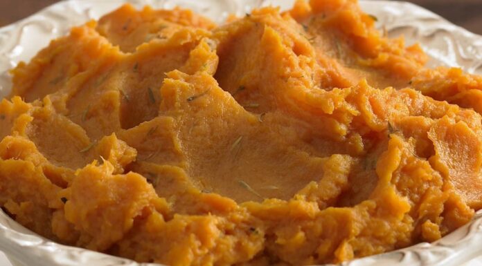 Ginger Spiced Mashed Sweet Potatoes
