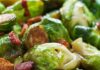 Glazed Brussels Sprouts with Bacon