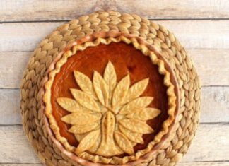 Adorable Turkey Crust Pumpkin Pie