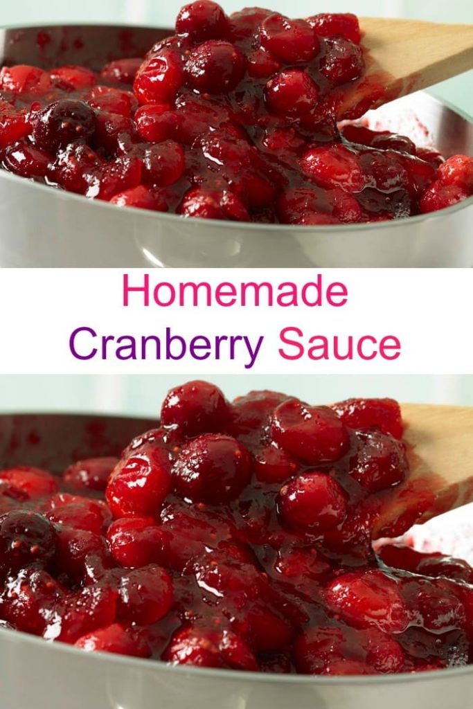 Homemade Cranberry Sauce ~ NONDON