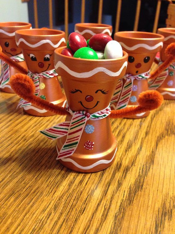 DIY-Clay Pot Gingerbread Kids - Uncategorized DIY-Clay Pot Gingerbread Kids