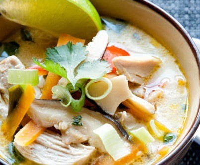 Thai Chicken and Coconut Soup