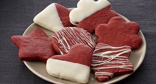 Red Velvet Sugar Cookies