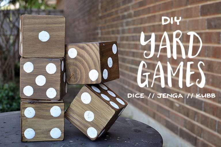DIY Giant Summer Backyard Games