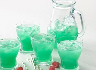 St Patrick's Day Leprechaun Raspberry Lemonade