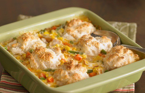 Easy Chicken and Biscuit Casserole