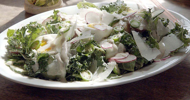 Spicy Kale Caesar Salad Recipe