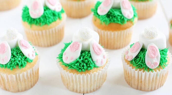 How to Make Bunny Butt Cupcakes