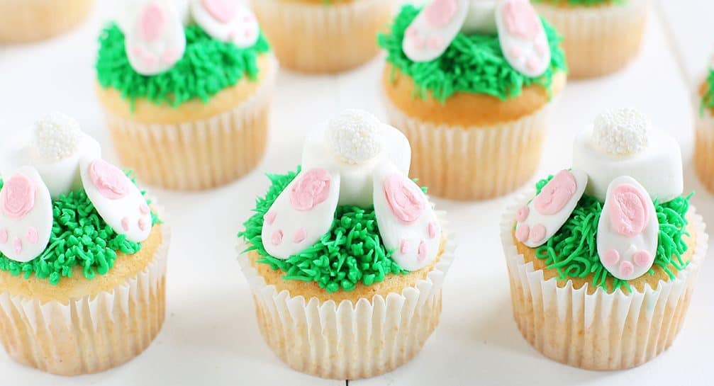 How to Make Bunny Butt Cupcakes
