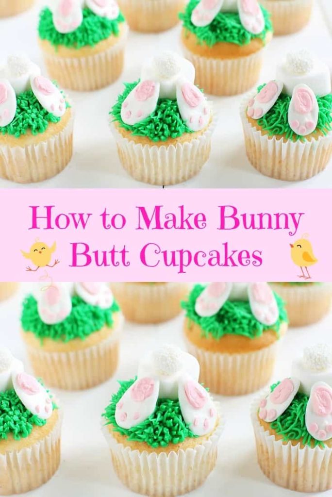 How to Make Bunny Butt Cupcakes ~ NONDON