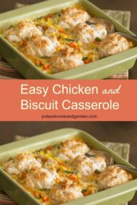 Easy Chicken and Biscuit Casserole ~ NONDON