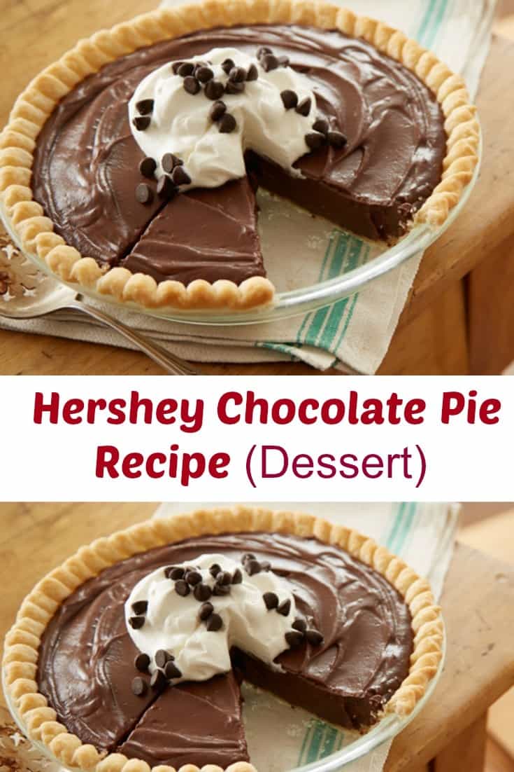 Hershey's Chocolate Pie Recipe (Dessert) ~ NONDON