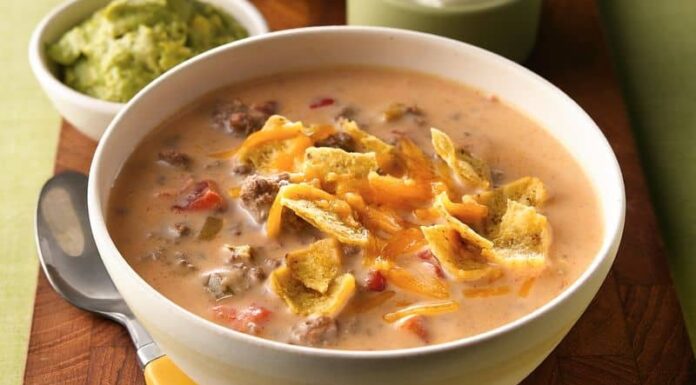 Beefy Nacho Cheese Soup