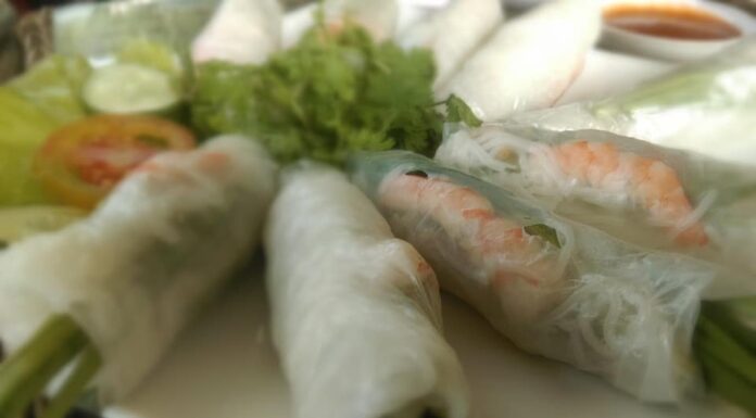 Fresh Vietnamese Spring Rolls