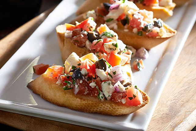 Got tomatoes and basil? Make this Bruschetta betta with feta. Check it out to see if you agree!