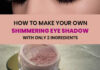 How to make Homemade Shimmering Eye Shadow #HomemadeEyeShadow #ShimmeringEyeShadow #EyeShadow #Shimmering #sheabutter #turmeric #turmericpowder #cacaopowder #arrowrootpowder #arrowroot #powder